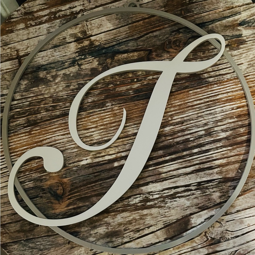 Elegant Monogram Wall Decor